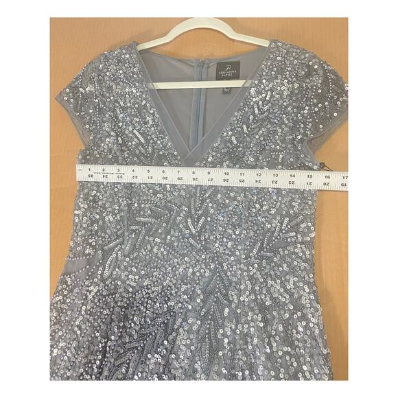 NWT ADRIANNA PAPELL DRESS GOWN MOTHER OF THE BRIDE FORMAL EVENING WEDDING GUEST - Picture 12 of 16